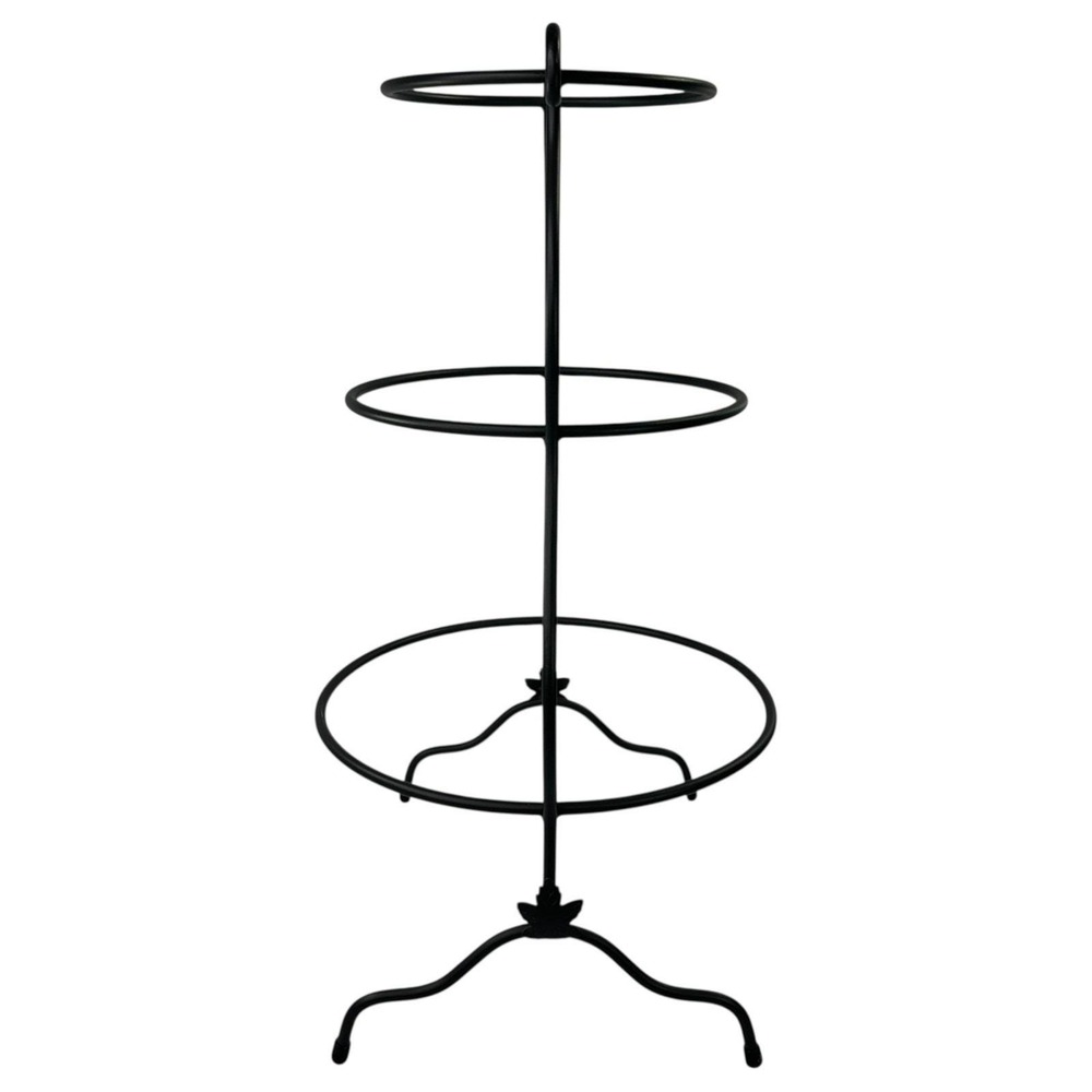 Longaberger Foundry MIXING BOWL STAND 3 Tier Black Wrought Iron - Picture 3 of 12
